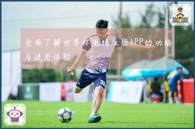 全面了解世界杯竞猜注册APP的功能与使用体验