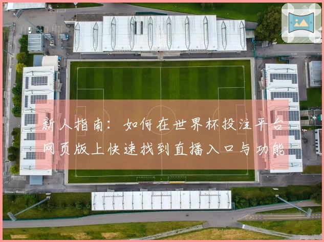新人指南：如何在世界杯投注平台网页版上快速找到直播入口与功能介绍